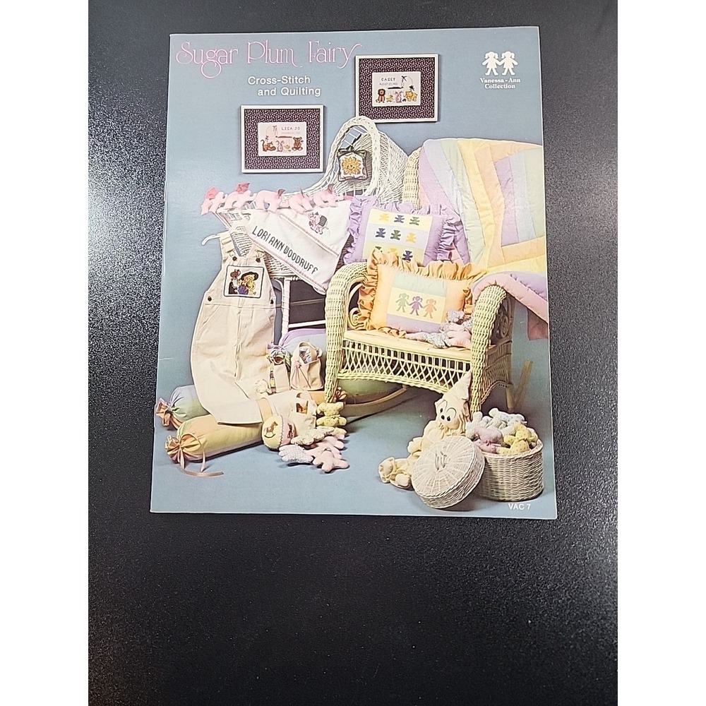 Sugar‎ Plum Fairy Vanessa Ann Cross Stitch Quilting Book Leaflet Craft Pattern